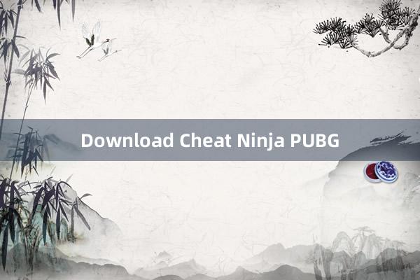 Download Cheat Ninja PUBG