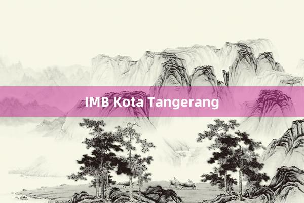 IMB Kota Tangerang