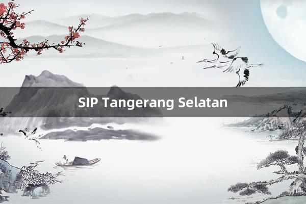 SIP Tangerang Selatan