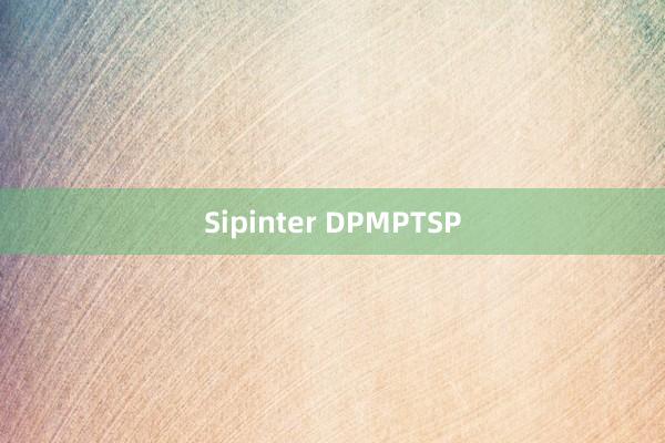 Sipinter DPMPTSP