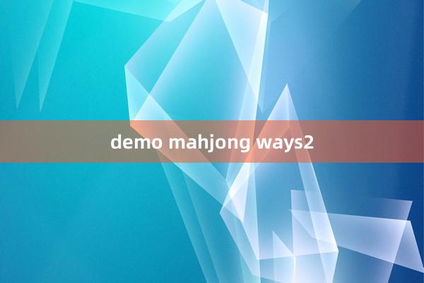 demo mahjong ways2